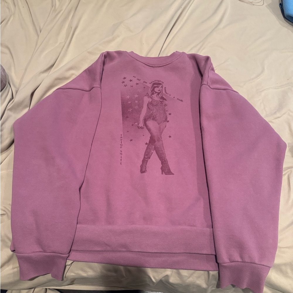 Taylor Swift Mauve Graphic Sweater